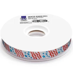 Top Performance Stars & Stripes Printed Ribbon Rolls, 50-Yard