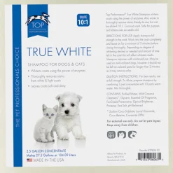 Top Performance True White Whitening Dog Grooming Shampoo