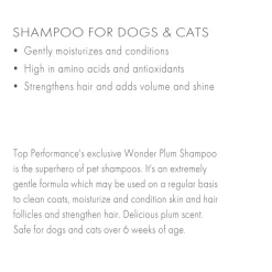 Top Performance Wonder Plum Dog Grooming Shampoos