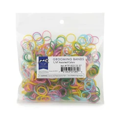 TP Grooming Bands 1/4in Assorted Color, 500ct