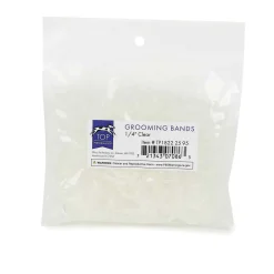 TP Grooming Bands 1/4in Clear, 500ct