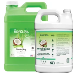TropiClean Aloe & Coconut Deodorizing Dog Grooming Shampoo