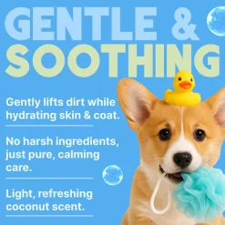 TropiClean Gentle Coconut Hypoallergenic Puppy Grooming Shampoo