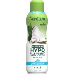 TropiClean Gentle Coconut Hypoallergenic Puppy Grooming Shampoo