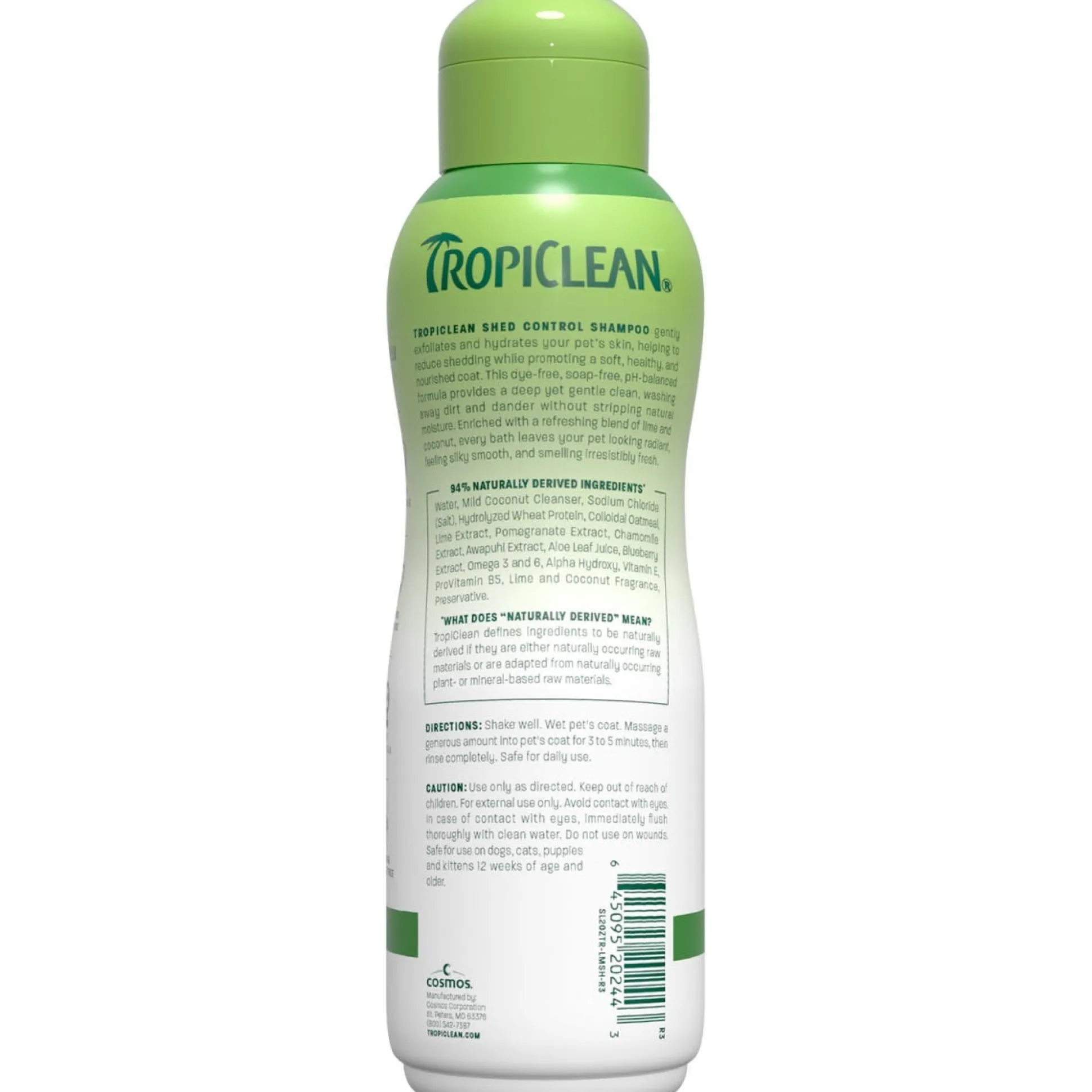 TropiClean Lime & Coconut Shed Control Dog Shampoo
