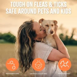 TropiClean Natural Flea & Tick Dog Grooming Shampoo Max Strength