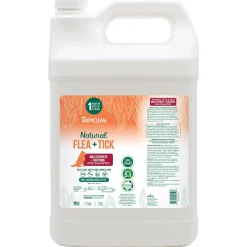 TropiClean Natural Flea & Tick Dog Grooming Shampoo Max Strength