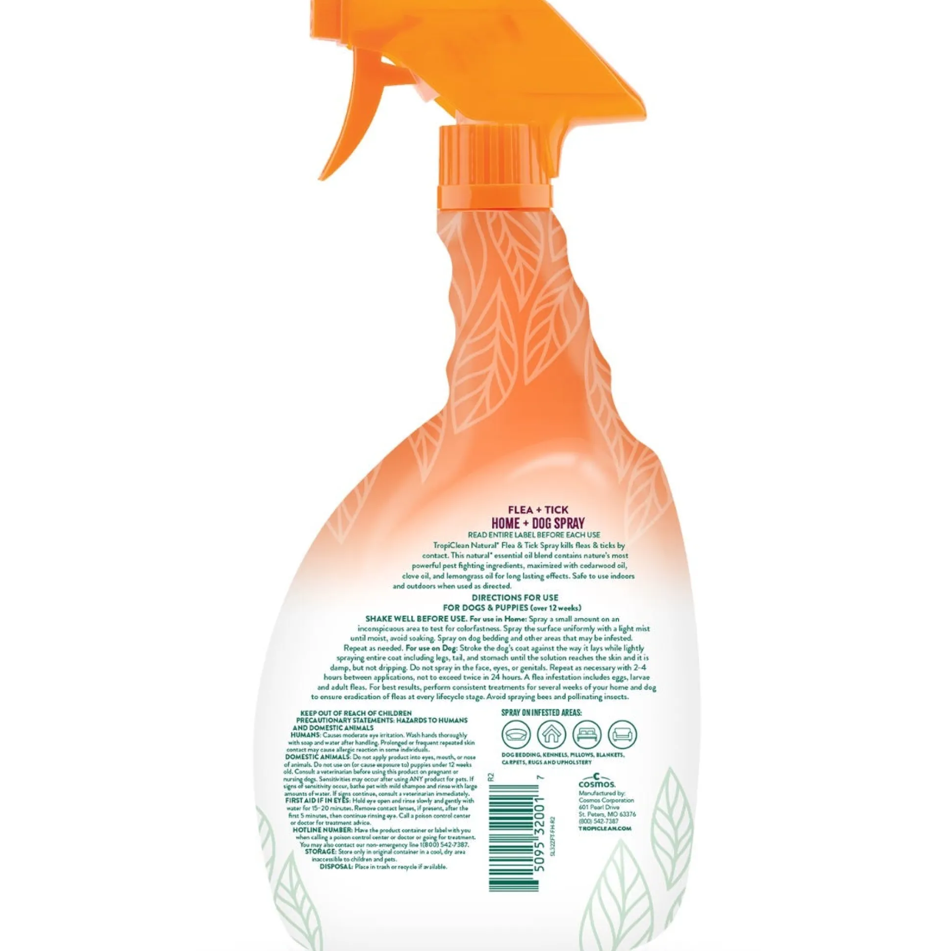 TropiClean Natural Flea & Tick Home and Dog Spray