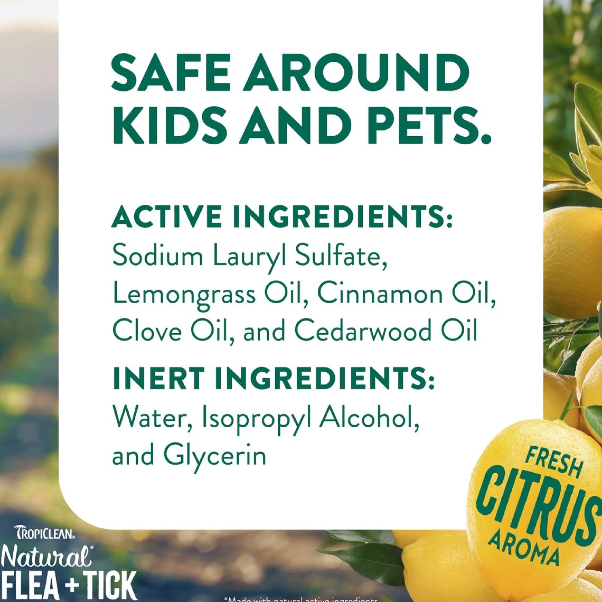 TropiClean Natural Flea & Tick Home and Dog Spray