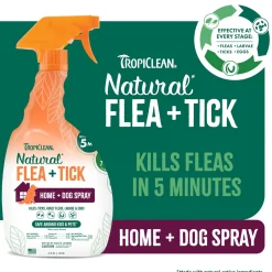 TropiClean Natural Flea & Tick Home and Dog Spray