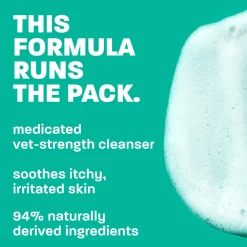 TropiClean Oatmeal & Tea Tree Medicated Dog Grooming Shampoo