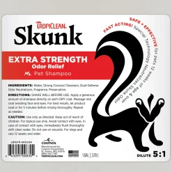 TropiClean Skunk Extra Strength Odor Relief Dog Shampoo