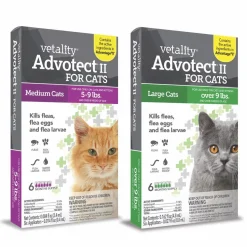 Vetality Advotect II Spot On for Cats 6 Month