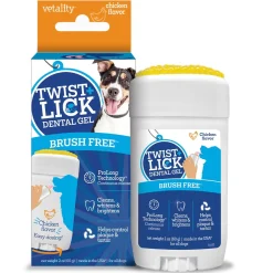 Vetality Brush Free Twist & Lick Chicken Oral Gel