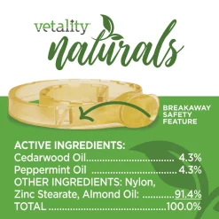 Vetality Naturals Flea and Tick Collars for Cats