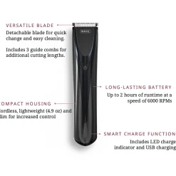 Wahl Fidela Cordless Black Trimmer