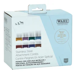 Wahl 8 pc 5 in 1 Stainless Steel Attachment Comb Set