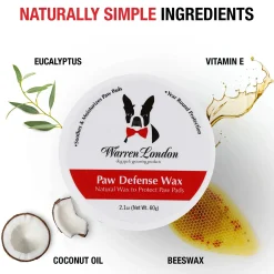 Warren London Paw Defense Wax 2 oz