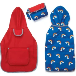 Zack & Zoey Reversible Pocket Raincoats