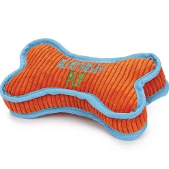 Zanies Birthday Pup Corduroy Bone Dog Toy