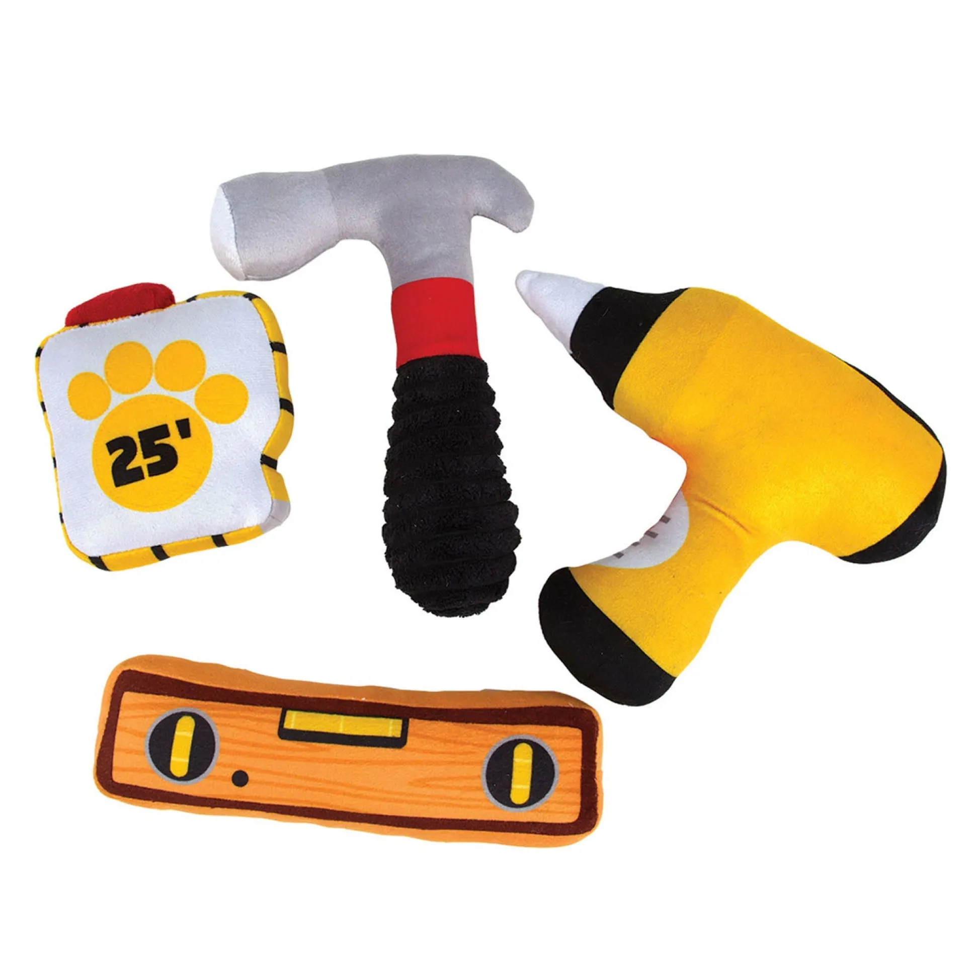 Zanies Fetch & Fix Tool Toys 4Pc