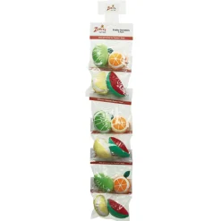 Zanies Fruity Sweeties Cat Toy Retail Display Strip 2Pc 6-Pack