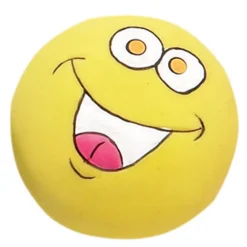 Zanies Funny Face Latex Dog Toy 6-pack