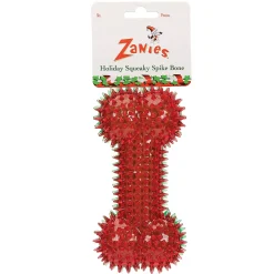 Zanies Holiday Squeaky Spike Bones