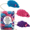 Zanies Moppy Mice Cat Toy Canisters, 42 pc