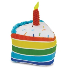 Zanies Rainbow Birthday Cake Dog Toys