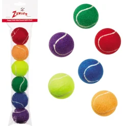 Zanies Rainbow Mini Tennis Ball 6pk